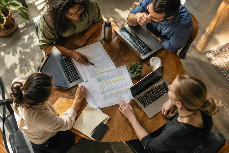 Capital project checklist with budget, schedule, and drainage review categories